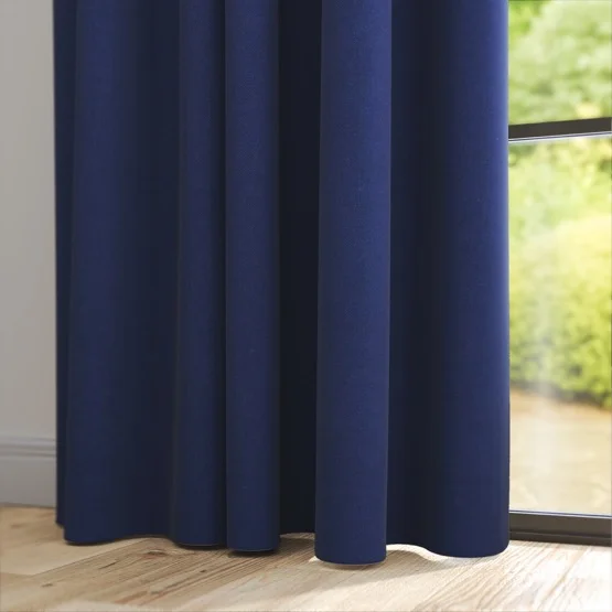 Canvas Indigo Blue curtain