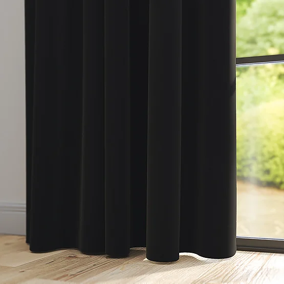 Milan Black curtain