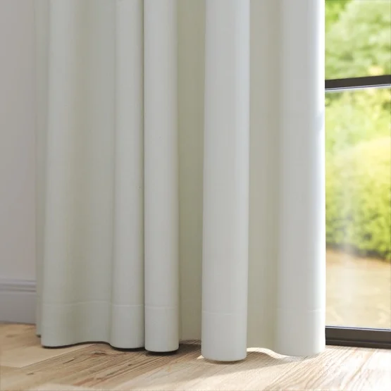 Soft Recycled White curtain