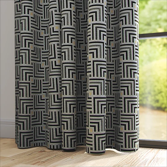 Symmetry Monochrome curtain