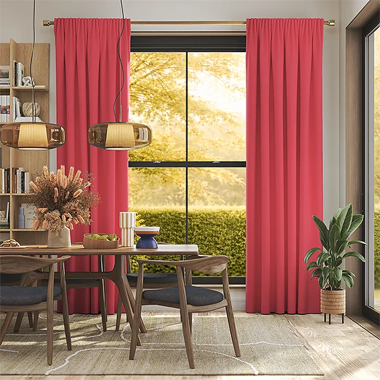 Accent Coral curtain