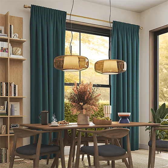 Aria Teal curtain