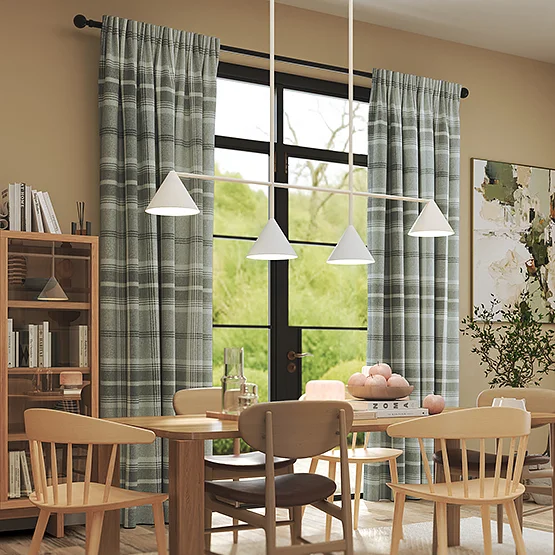 Balmoral Dove grey curtain