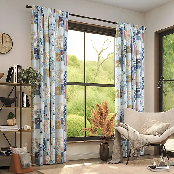 Coast Blue curtain