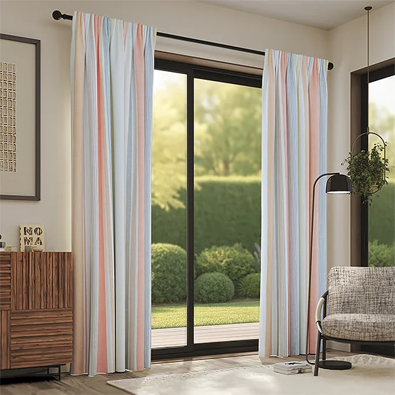 Marcel Burnt Orange curtain