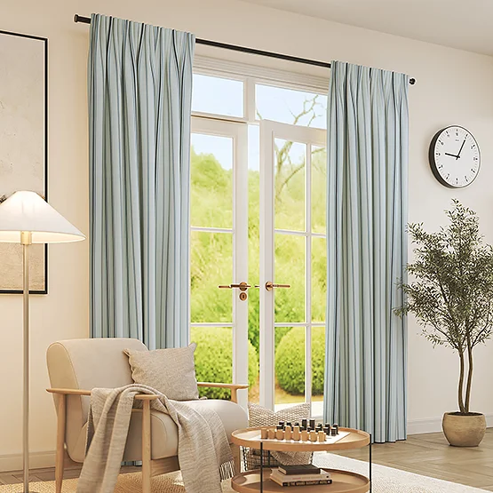 Salcombe Stripe Navy curtain