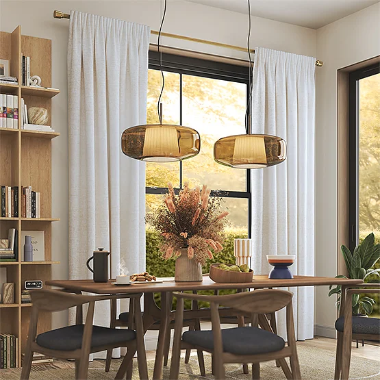 Marseille Eggshell curtain