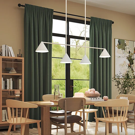 Chakra Evergreen curtain