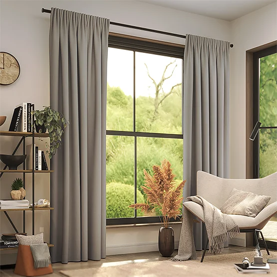 Linen Pebble curtain