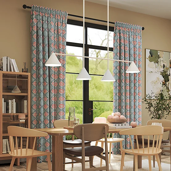 Stardust Chilli curtain