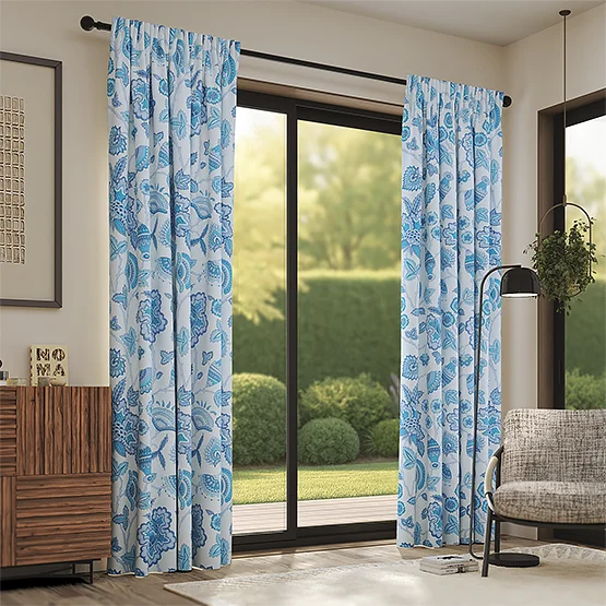 Summer Batik curtain