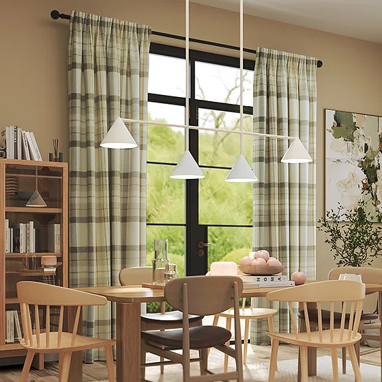 Cairngorm Oatmeal curtain