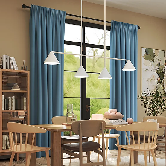 Accent Coastal Blue curtain