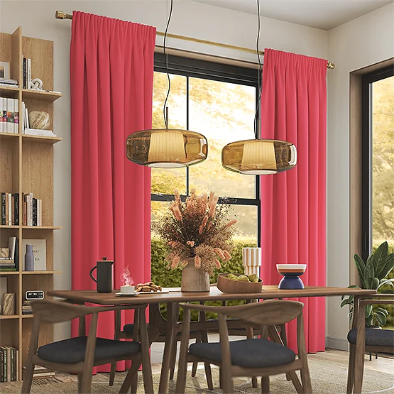 Accent Coral curtain