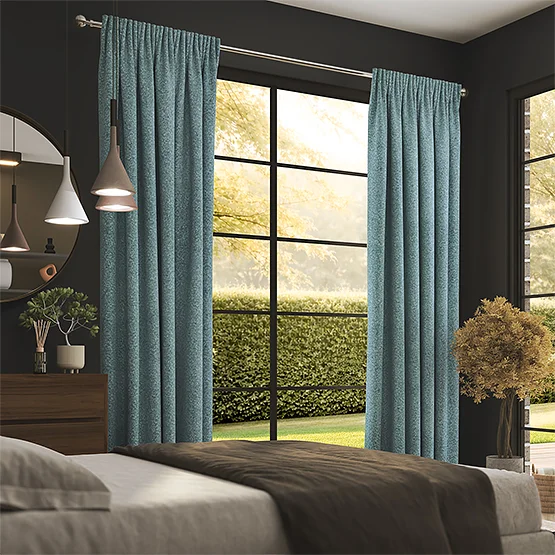 Boucle Sage Green curtain