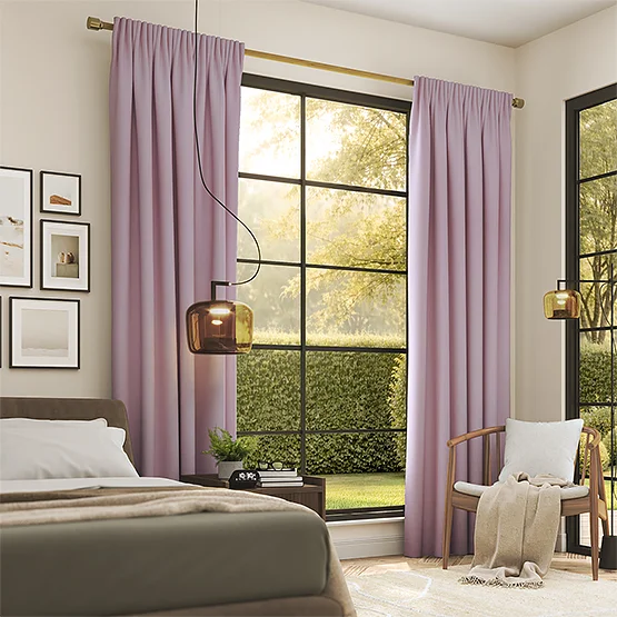 Canvas Lilac curtain