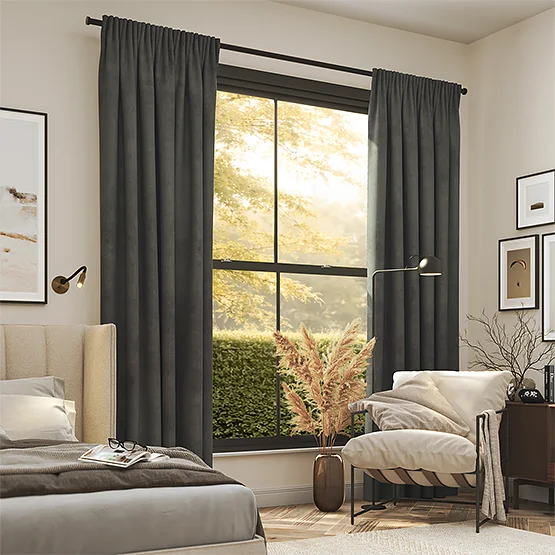 Manhattan Slate Grey curtain