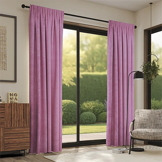 Milan Fuchsia curtain