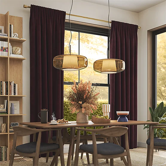 Milan Rosso curtain