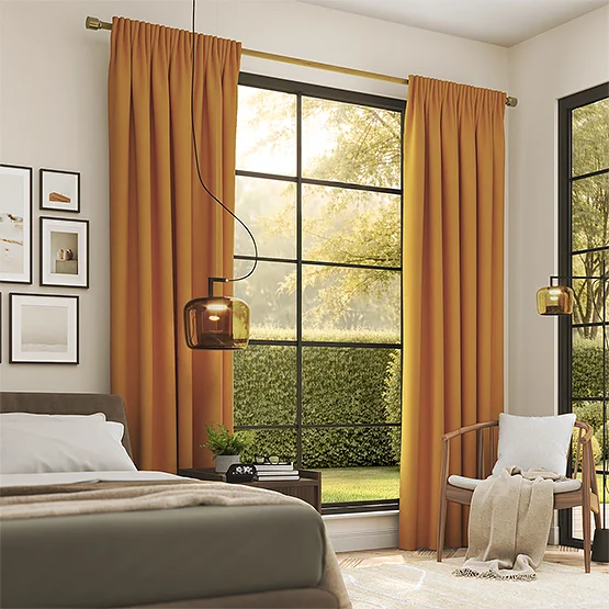 Naturo Saffron curtain