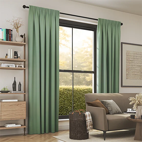 Naturo Recycled Sage Green curtain