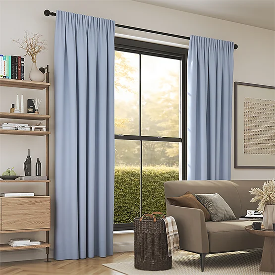 Naturo Recycled Sky Blue curtain