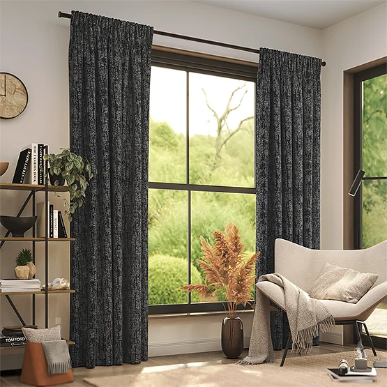 Royals Slate curtain