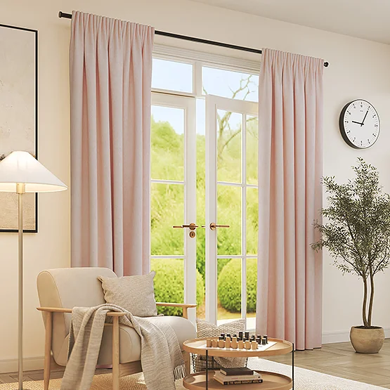 Soft Orange curtain