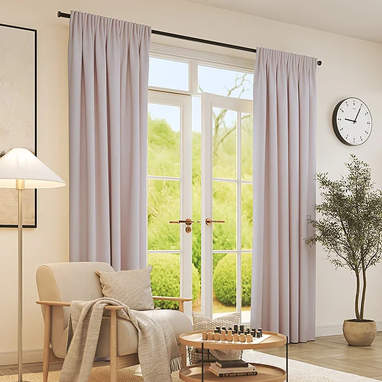 Soft Recycled Blush curtain