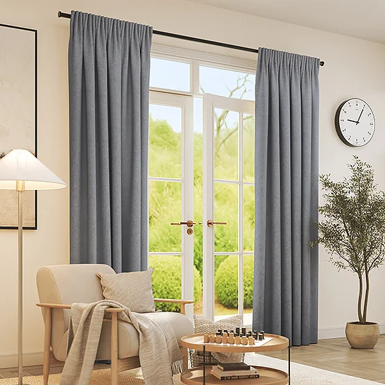Soft Recycled Midnight curtain