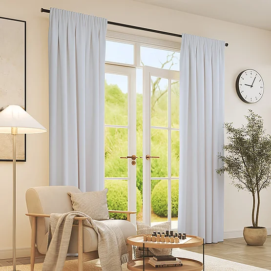 Sparkle  Ivory curtain