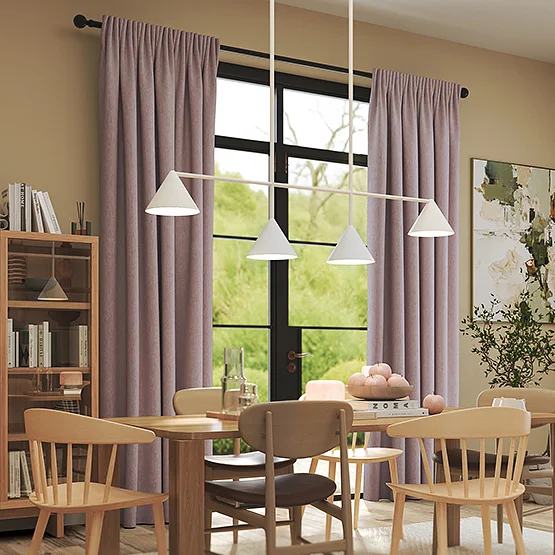 Turin Heather curtain