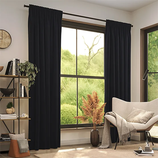 Venus Blackout Onyx curtain