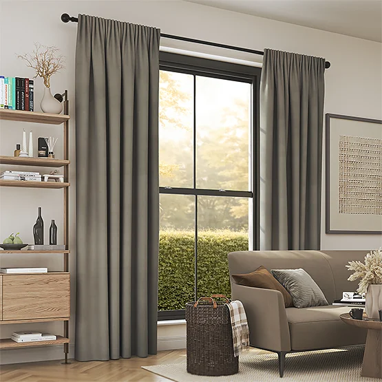 Verona Pewter curtain