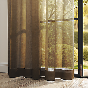 Casamance Winona White Taupe Curtain