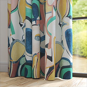 Edinburgh Weavers Pop Verdigris Curtain