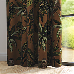 Monkey Ochre Curtain