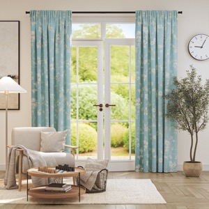 Etched Wedgewood Curtain