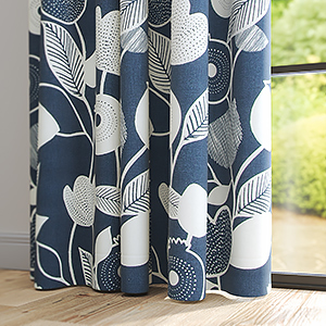 Nordic Indigo Curtain