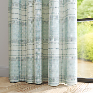Shaker Check Wedgewood Curtain