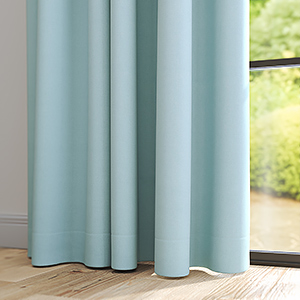 Accent Blue Curtain