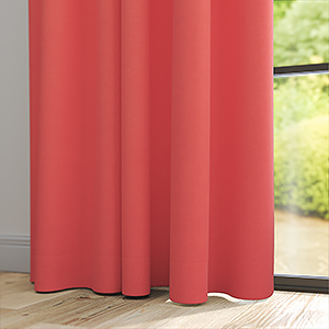 Canvas Fire Orange Curtain