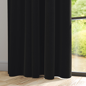 Milan Black Curtain