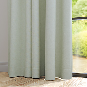 Soft Pistachio Green Curtain