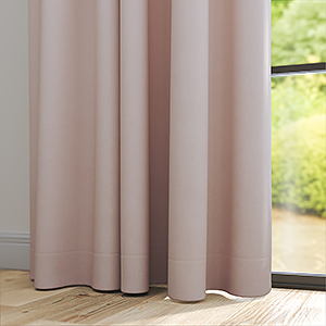 Soft Recycled Blush Curtain