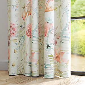 Voyage Edenmuir Cinnamon Linen Curtain