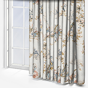 Camengo Gavotte Tissu Multicolore Curtain