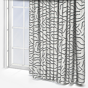 Camengo Ophea Velvet Black and White