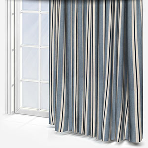Arley Stripe Denim Curtain