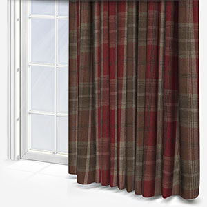 Balmoral Red Curtain